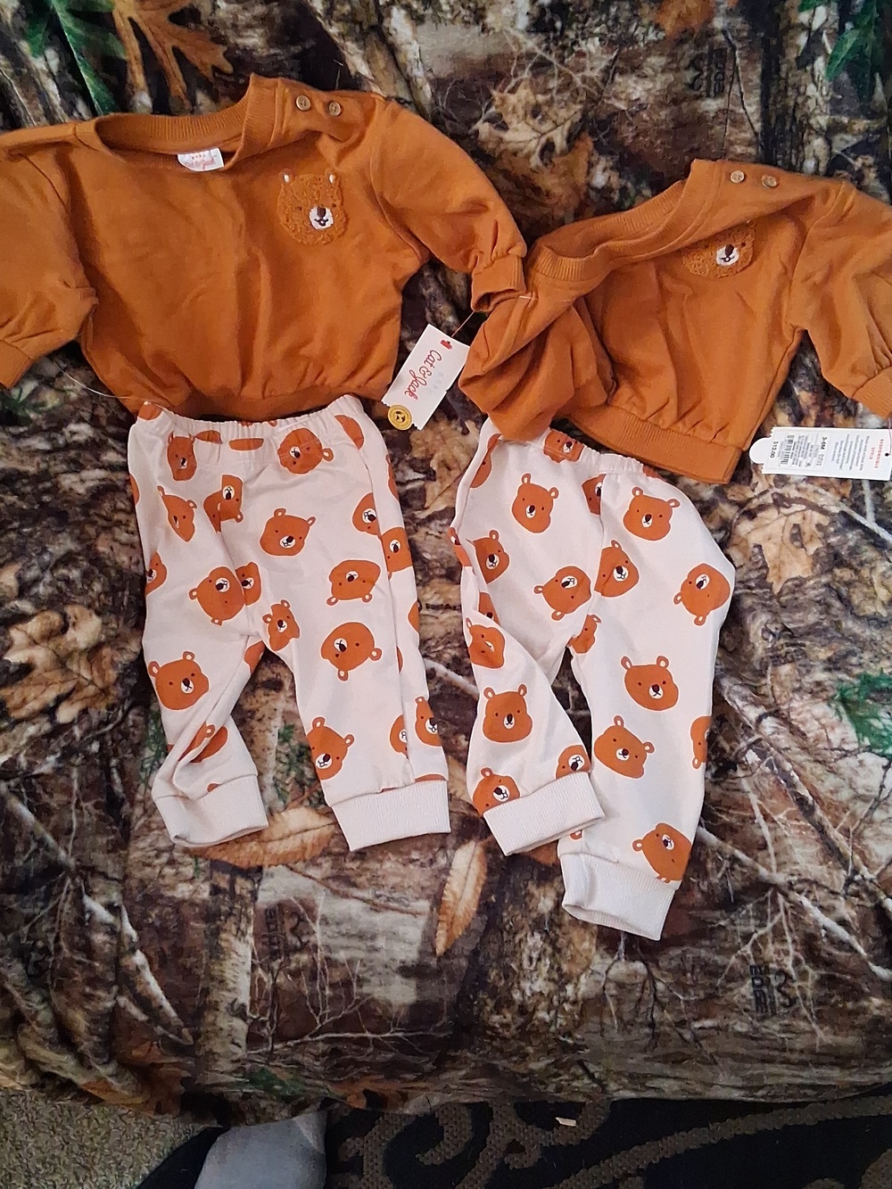two matching sets of Cat & Jack perfect for the twins!